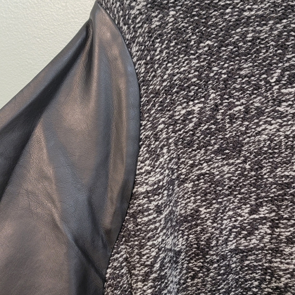 Ralph Lauren Faux‎ Leather Long Tail Mobwife Classic Rockabilly Jacket Womens XL - Picture 11 of 16